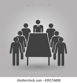 meeting vector icon