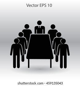 meeting vector icon