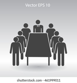 meeting vector icon
