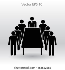 meeting vector icon