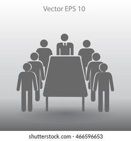 meeting vector icon