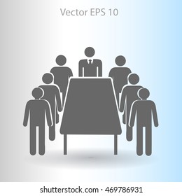 meeting vector icon