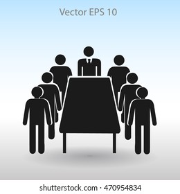 meeting vector icon