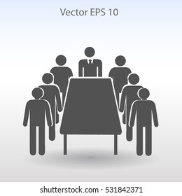 meeting vector icon