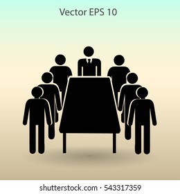 meeting vector icon