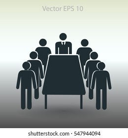 meeting vector icon