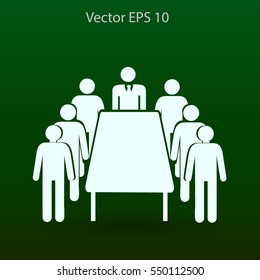 meeting vector icon