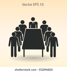 meeting vector icon