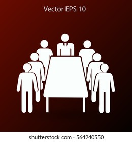 meeting vector icon