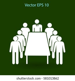 meeting vector icon