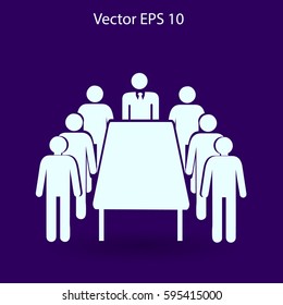 meeting vector icon