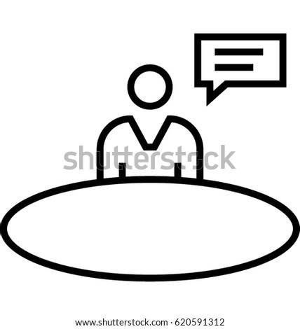 Meeting Vector Icon
