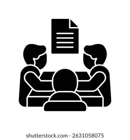 Meeting vector icon which can easily edit or modify 