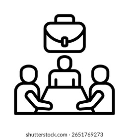 Meetings Icon Element For Design