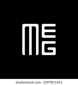 MEG letter logo vector design, MEG simple and modern logo. MEG luxurious alphabet design  