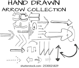 Mega Arrows big black set Cursor. Modern simple illustration vector eps 10 Outline  in Hand-drawn style Pointer point shape silhouette isolated on white background set collection  icon Cursor..=.3