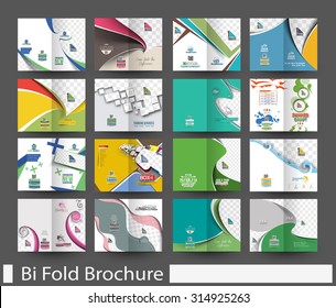 Mega Bundle of Bi-Fold Mock up & Brochure Design.