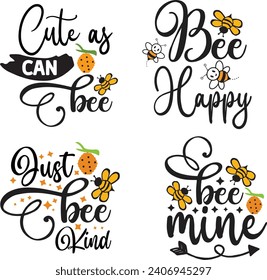Mega-Paket, T-Shirt-Designs, Silhouette-Cut-Dateien, Clipkunst, für Hemden, Blume, Silhouette, Bienendesign-Paket, Bienenbündel
