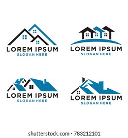 Mega collection big group Real Estate, Building, Construction and Architecture Logo Vector Design Eps 10