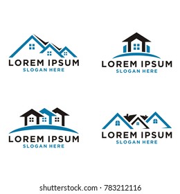 Mega collection big group Real Estate, Building, Construction and Architecture Logo Vector Design Eps 10