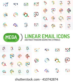 Mega collection of email logos