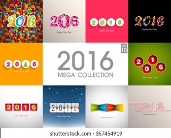 Mega collection of happy new year,2016.