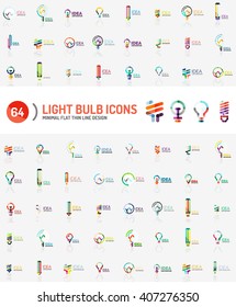 Mega collection of light bulb logos