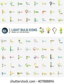 Mega collection of light bulb logos