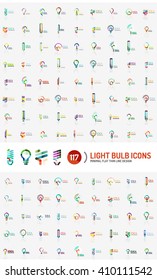 Mega colección de logotipos de bombillas