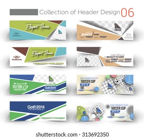 Mega Collection Modern Horizontal Banner & Header Template.no 6