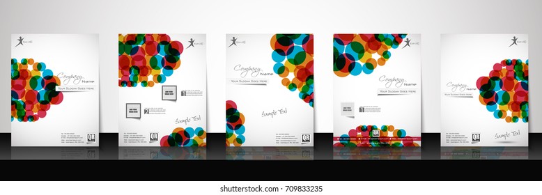 Mega collection of Professional business flyer, stylish brochure, magazine cover, poster & corporate banner design, brochure design template, corporate backgrounds, EPS 10.