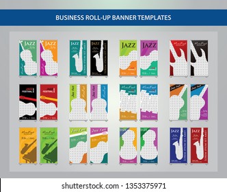 Mega Collection of Roll Up Banner Design. 24 of Standing Banner Design For Music Event.