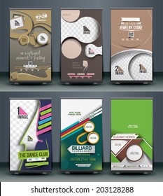 Mega Collection of Roll Up Banner Design.
