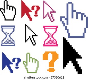 mega cursors. vector