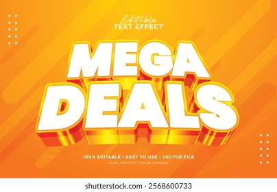 Mega deals 3d editable text effect