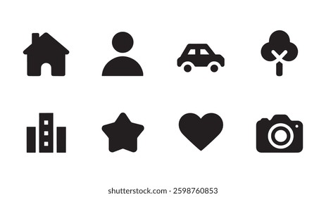 Mega Icon collection white background
