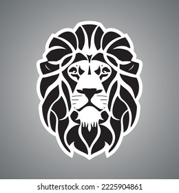 Mega Lion Face Art Design
