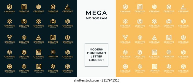 Mega Logo Collection, Abstract Design Concept For Branding 