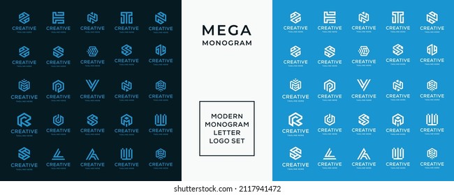 Mega Logo Collection A-z Monogram Logo Design Template