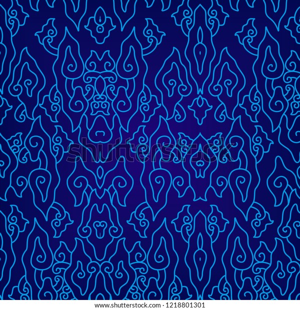 batik mega mendung vector background