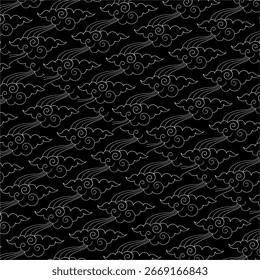 mega mendung indonesian batik pattern