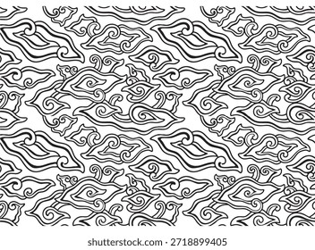 MEGA MENDUNG SIN COSTURAS EN BLANCO Y NEGRO
