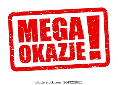 Mega Okazje, Mega Bargain in Polish