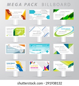 Mega pack Billboard design template set