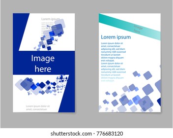 Mega pack Brochure design template flyer set, abstract business flyer size A4 template, creative cover, trend brochure set