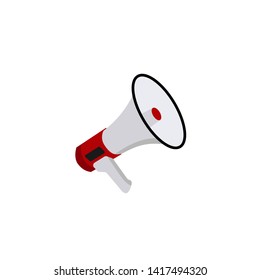 Mega phone icon design. Megaphone vector illustration.