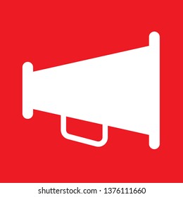 Mega phone icon, stock vector illustration, EPS10.