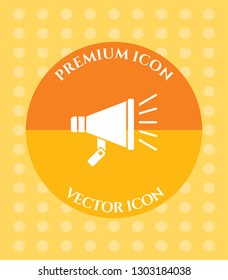 Mega Phone Icon for Web, Applications, Software & Graphic Designs.