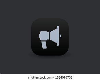 Mega Phone - Vector App Icon