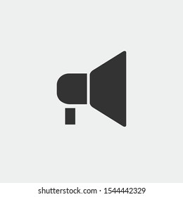 mega phone vector icon flat isolated sign